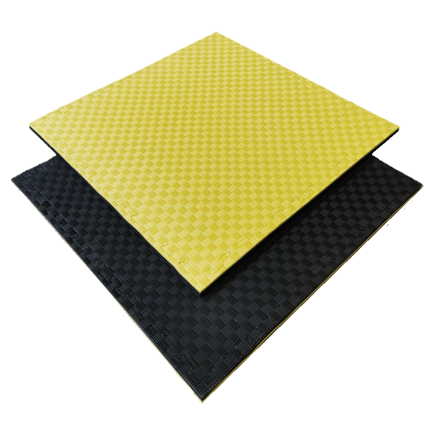 Bos Tatami Puzzelmat 26mm geel/zwart