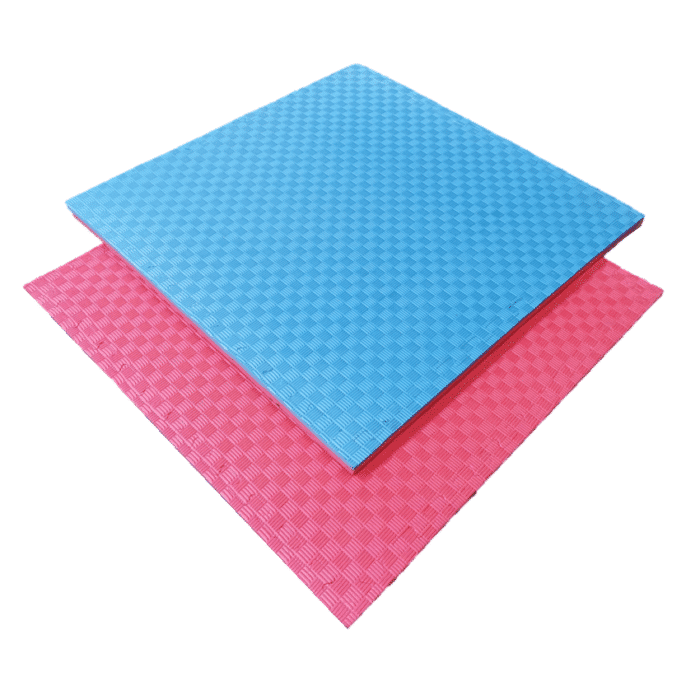 Tatami Puzzelmat | 1000x1000x26mm | Rood/Blauw